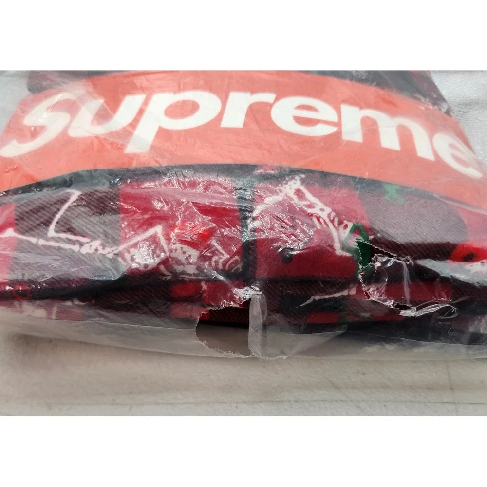 Supreme Men's Cotton Flannel Plaid Christmas Pajama Set 2-Piece Size M